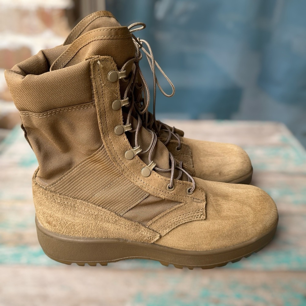 Rocky 798 USGI Army Combat Boots Coyote Brown Hot Weather Men's 10R Vibram USA